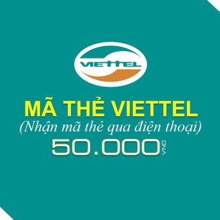 Mã thẻ Viettel 50.000