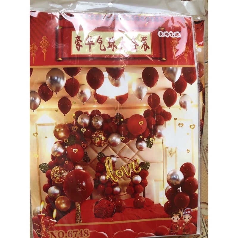 set trang trang trí phòng cưới