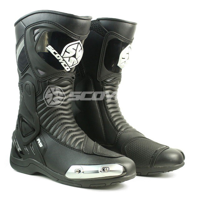 GIÀY SCOYCO CỔ CAO NAM ĐEN MR001