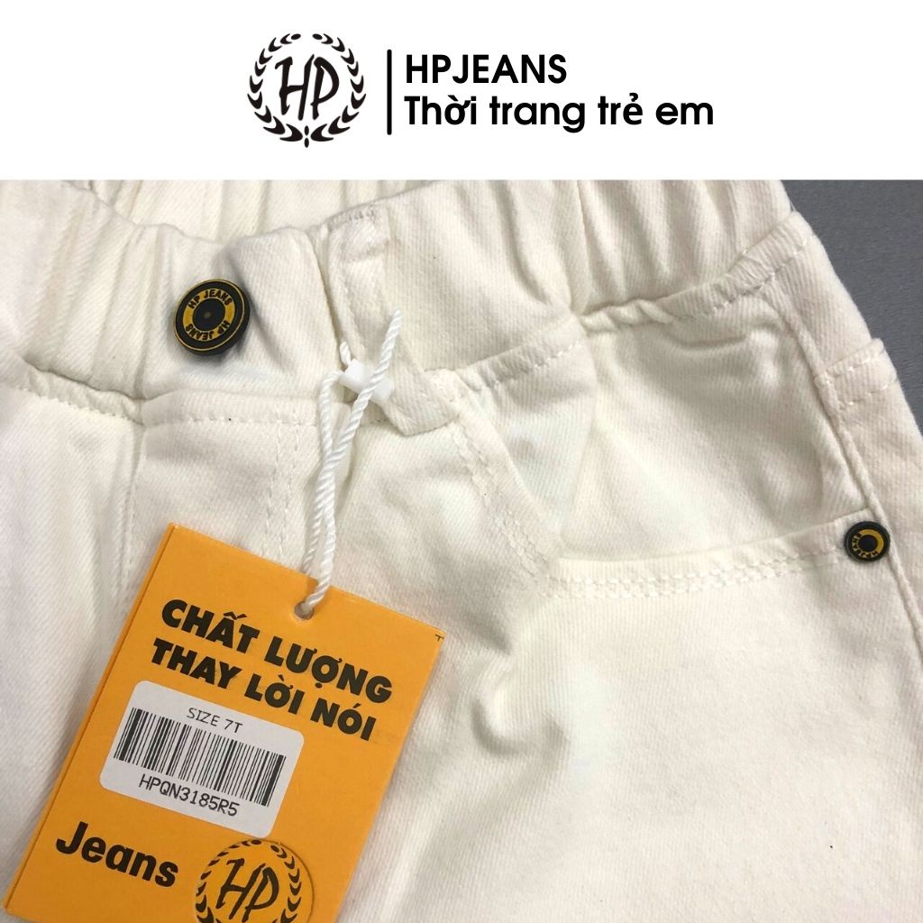 Quần Jean Bé Trai HPJEANS3185 Quần Bò Lửng Cho Bé Trai Từ 7 Đến 10 Tuổi HPjeans [HP3185]