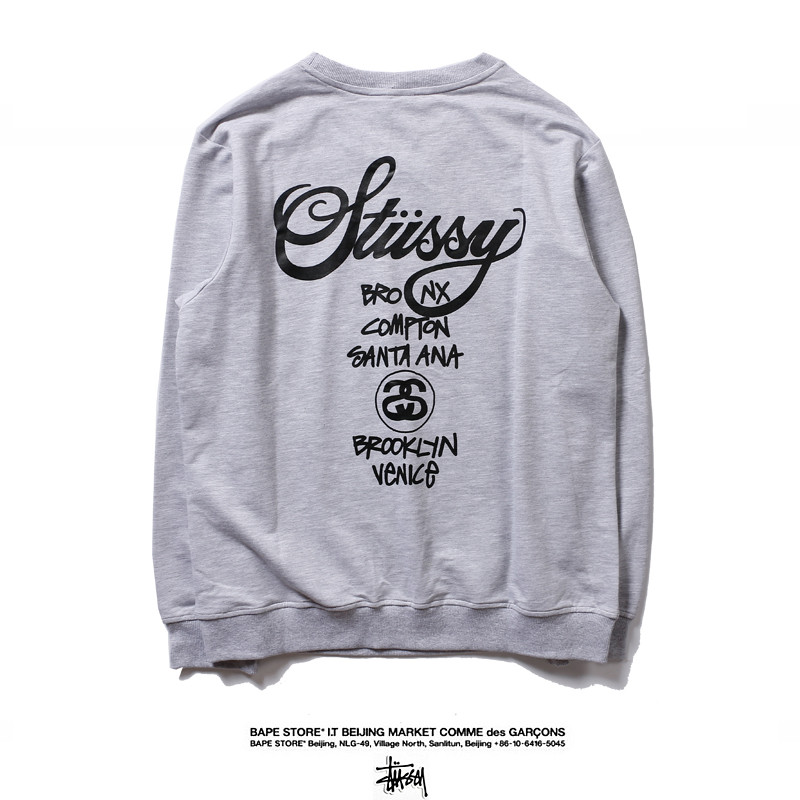 Áo Hoodie Stussy Lót Nhung Thời Trang Năng Động Cho Nam Nữ