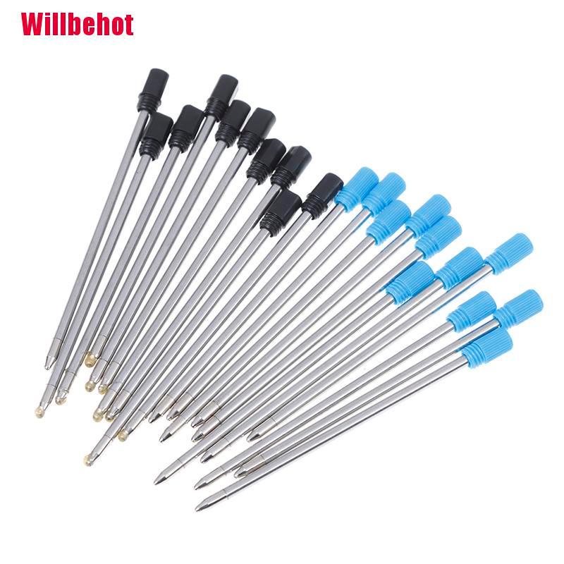 Bộ Bút Bi Pha Lê Đen / Xanh Dương 10 70mm