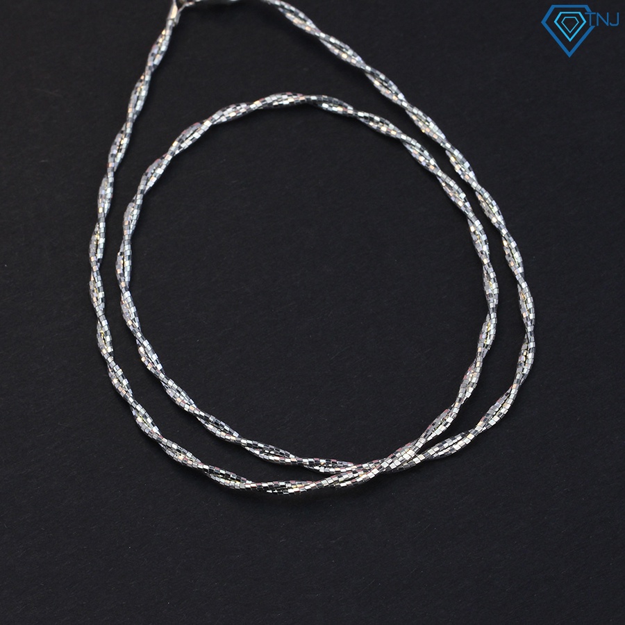 Dây kiềng bạc mềm cho nữ đẹp DNK0013 Trang Sức TNJ