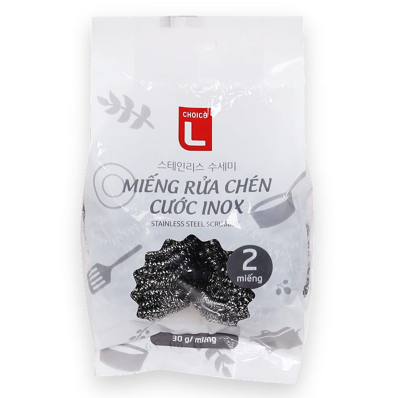 Miếng Rửa Chén Cước Inox Choice L (Lô 2)