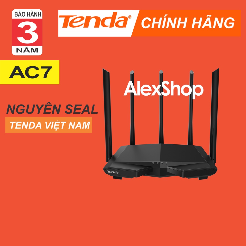 XÃ KHO  Tenda AC7 Thiết Bị Phát Wifi AC1200M Băng Tần Kép 2.4G và 5G