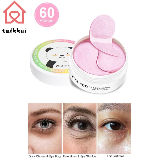 Sản phẩm chăm sóc da multi 60 Pcs Collagen Eye Patches Dark Circles Remove Eye Bags Firming Moisturizing Anti Wrinkle Gel Eye Mask