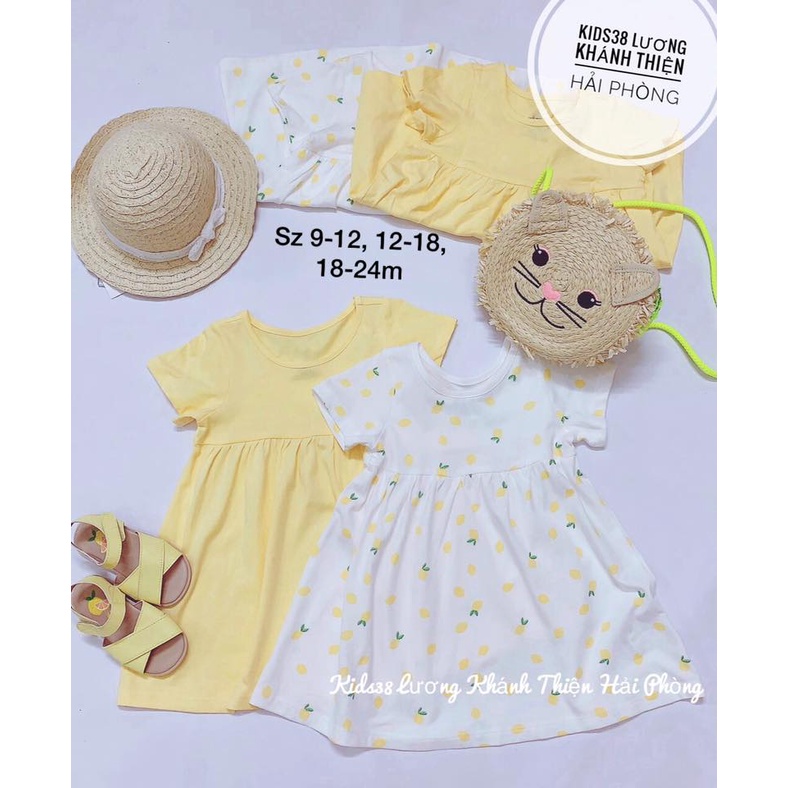 Set 2 váy hồng hoa HM H&M _hàng chính hãng Mỹ