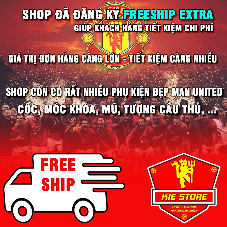 Set bộ thể thao quần áo bóng đá CLB Manchester United phiên bản SPF/ Bộ quần áo MU Tezos đỏ 2021 vải Thái xịn