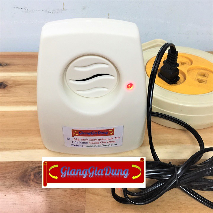 Máy Đuổi Chuột Gián Muỗi 3 In 1 Diện Tích 30 - 50m2 Giang Gia Dụng