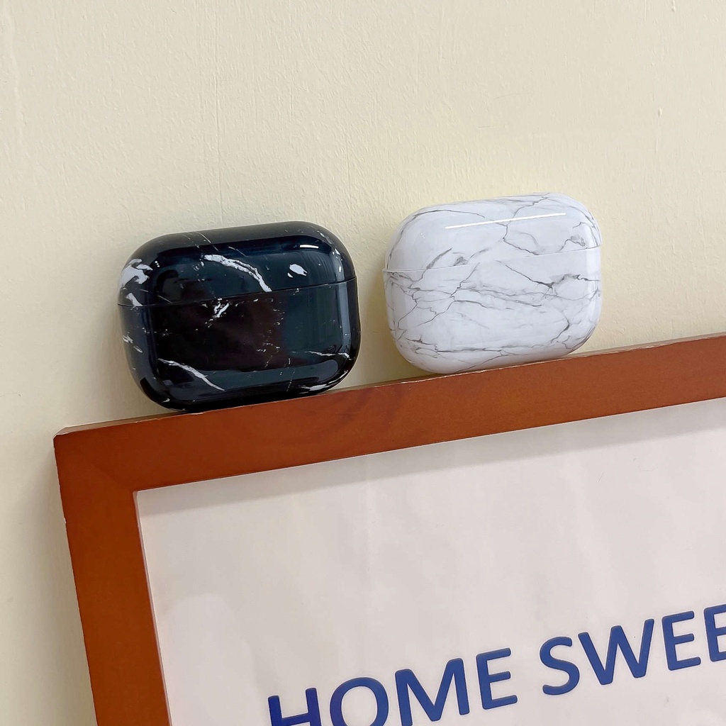 Vỏ Bảo Vệ Hộp Sạc Tai Nghe AirPods3 AirPodsPro2gen 2021 Kết Cấu Đá Hoa Cương Bằng PC Kiểu Mới Ốp