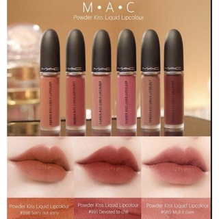 Son mac kem, mac powder kiss liquid lipcolour, son kem lì mac full size 5ml