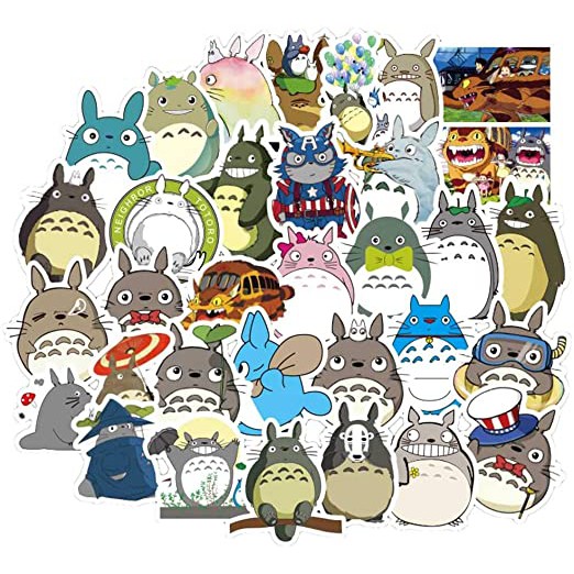 Sticker/ hình dán anime Totoro (Combo 10-50 sticker)