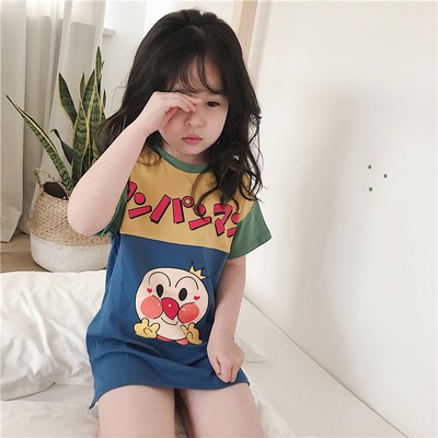 Áo thun ngắn tay phong cách Hàn Quốc cho bé gái