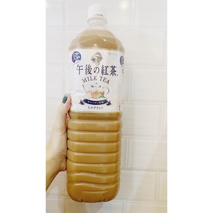 (DATE MỚI NHẤT: 1/2023) TRÀ SỮA KIRIN MILK TEA ÍT NGỌT NHẬT BẢN CHAI 1.5 LÍT SIÊU TO KHỔNG LỒ (CÓ BÁN SỈ THÙNG)