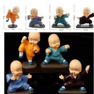 BỘ TƯỢNG 4 CHÚ TIỂU MÚA 4 THẾ VÕ