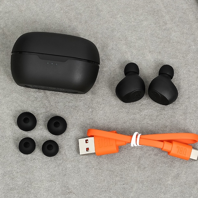 Tai nghe Bluetooth TWS Nhét tai JBL LIVEPROPTWSBLK Đen-Imei - Chính hãng BH 12 tháng - Pin 21 giờ có hộp sạc