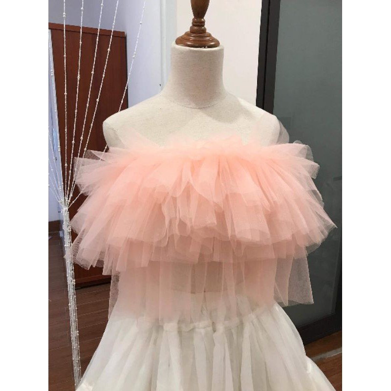 Quây voan ren lưới tutu chụp ảnh mẫu make up, beauty, váy concept