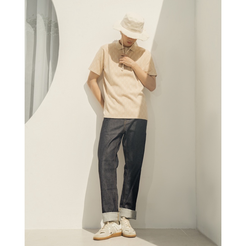 DVRK - Áo polo họa tiết Monogram FRAPPÉ-DVRK-22SS