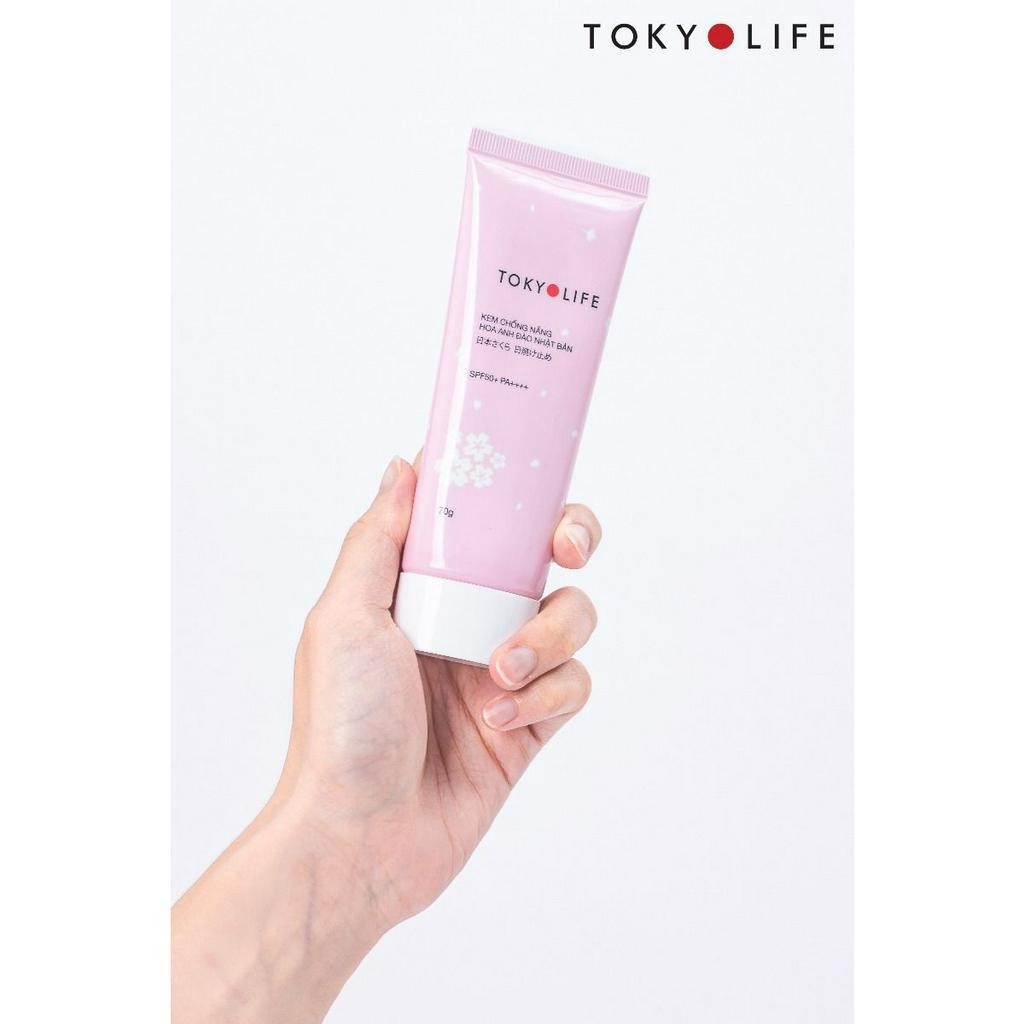 Kem chống nắng Hoa anh đào Nhật Bản TOKYOLIFE 70g 100% JAPAN INSIDE