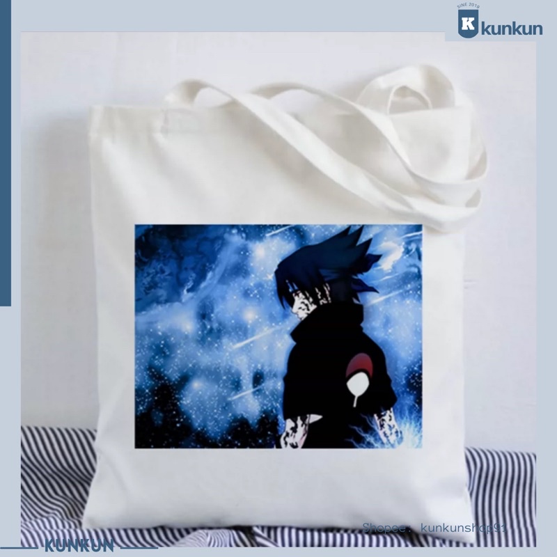 Túi Tote/ Túi Vải Canvas Anime Naruto, Uchiha Itachi Cực HOT