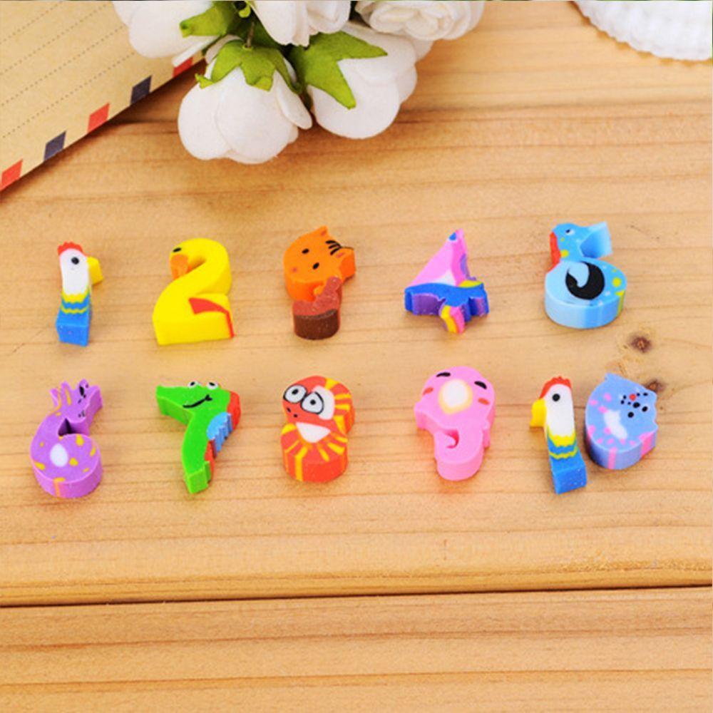 PEWANY Bộ 28 Cục Tẩy Bình Sữa Kiểu Hoạt Hình Đáng Yêu Tiện Dụng