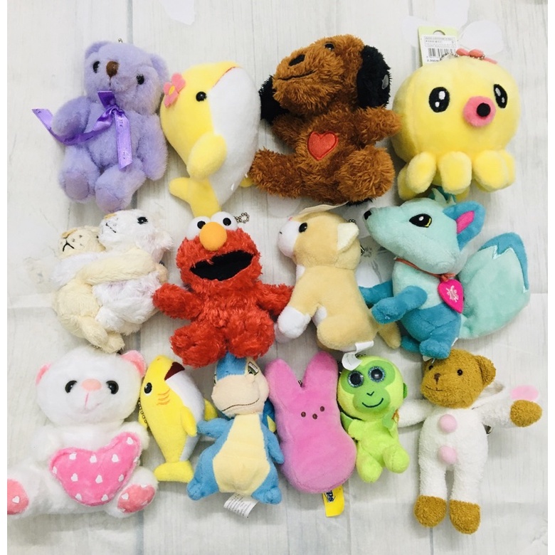 NN)Thú móc khóa mini 5-15cm