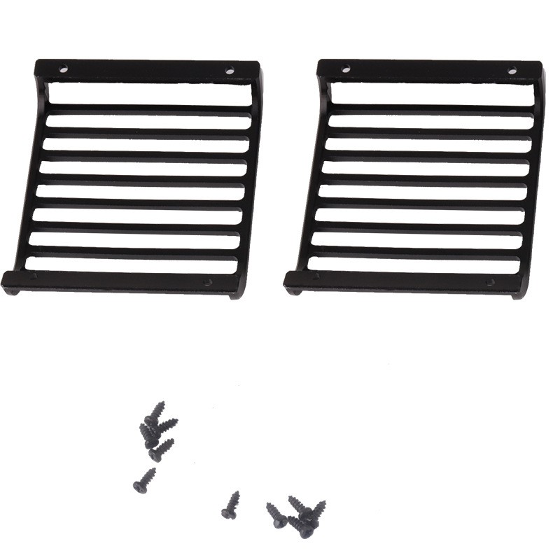 1 Cặp Khung Kim Loại Bảo Vệ Đèn Pha Trước Cho Xe TRAXXAS TRX4 Defender Land Rover Crawler 1/10