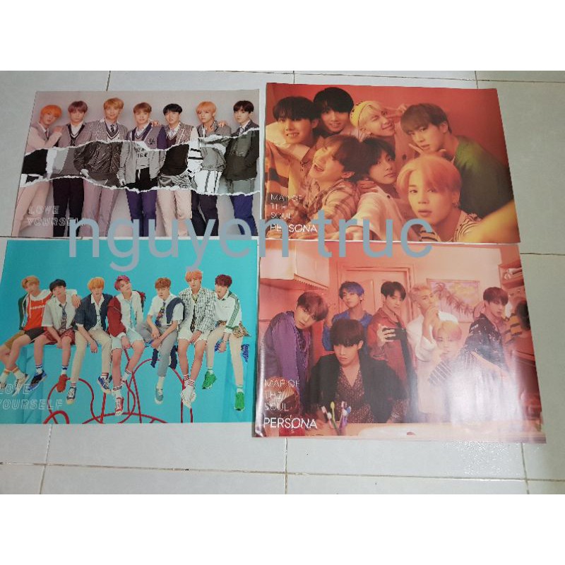Hình ảnh BTS ( set 4 posters BTS official)