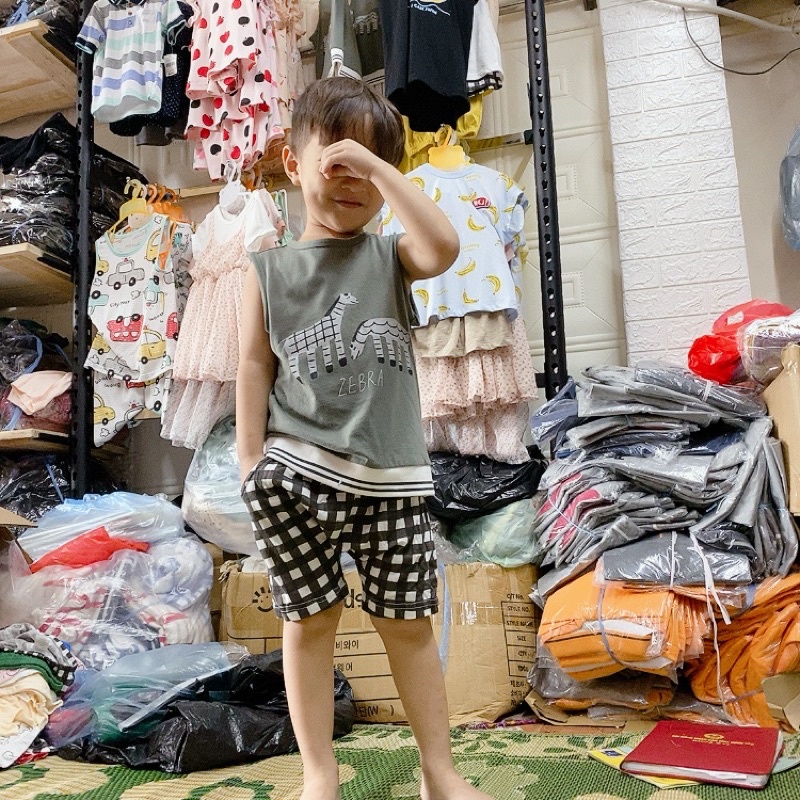 quần đùi xuất hàn cho bé