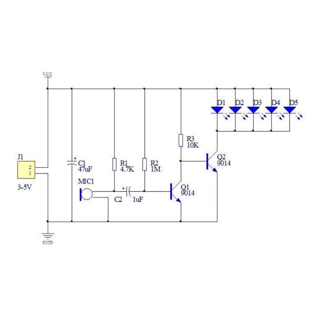Mô Đun Điều Khiển Đèn LED 3V-5.5V