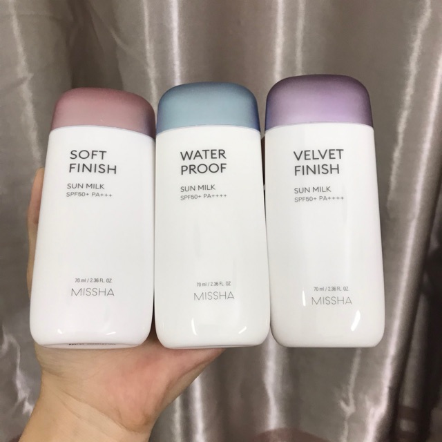 Kem Chống Nắng Missha All-Around Safe Block Velvet Finish Sun Milk SPF50+/PA++++