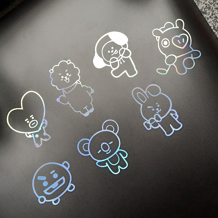 Hình dán nhóm nhạc KPOP BTS bt21