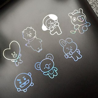 Hình dán nhóm nhạc KPOP BTS bt21