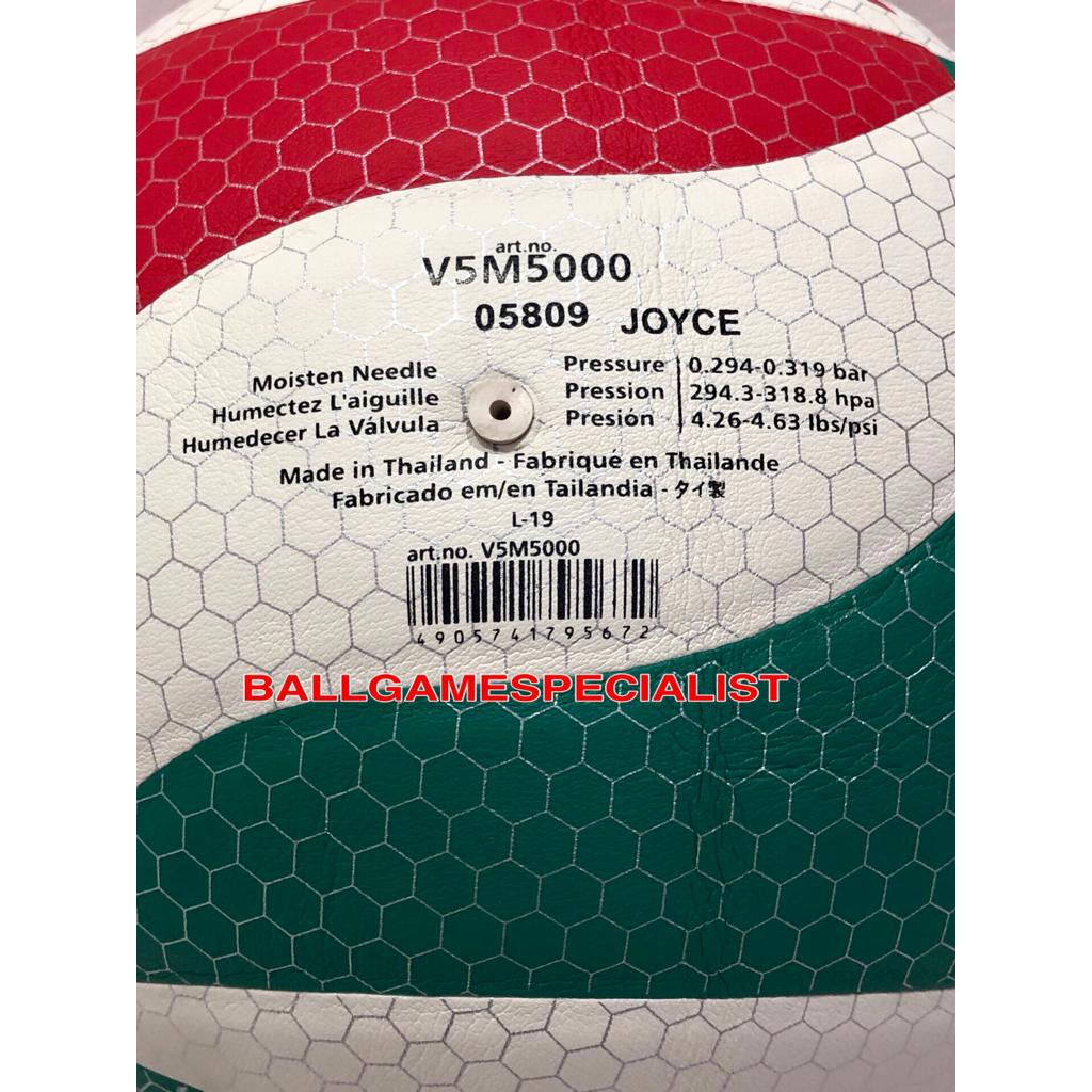 Quả Bóng Chuyền Volley Volley Molten V5m 5000 Bằng Da Pu Cao Cấp