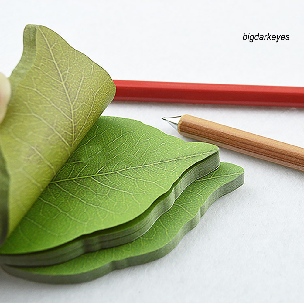 Giấy Ghi Chú Hình Chiếc Lá Sáng Tạo