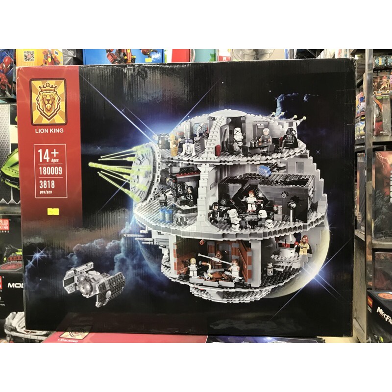 Đồ Chơi Xếp Hình Star wars Lion king 180009 Lepin 05035 Ngôi sao của cái chết Death Star