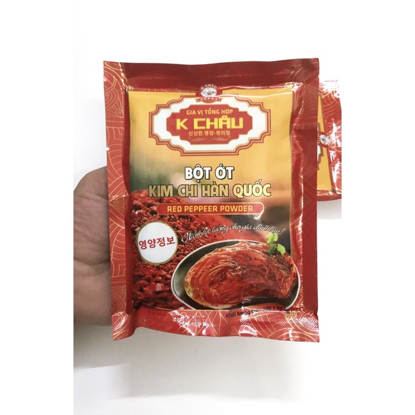 Ớt Bột Kim Chi Hàn Quốc K Châu Gói 100g