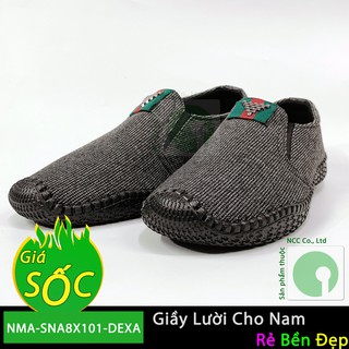 Giày Slip-on phong cách thể thao năng động giá rẻ mới nhất năm - NMA-SNA8X101-DEXA (Màu đen xám)