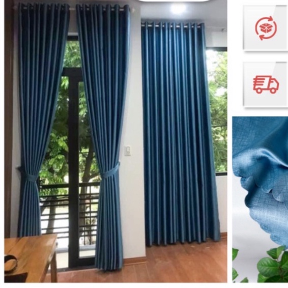 Rèm cửa sổ Loại 1 chống nắng cao cấp, màn vải treo tường trang trí decor phòng ngủ và phòng khách