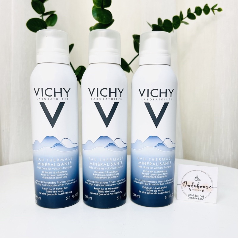 Xịt khoáng cấp ẩm bảo vệ da Vichy Mineralizing Thermal Water