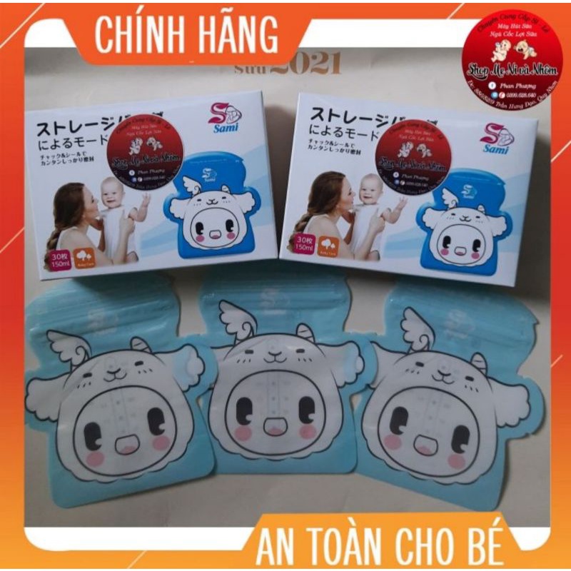 Túi trữ sữa SAMI nhật bản 150ml