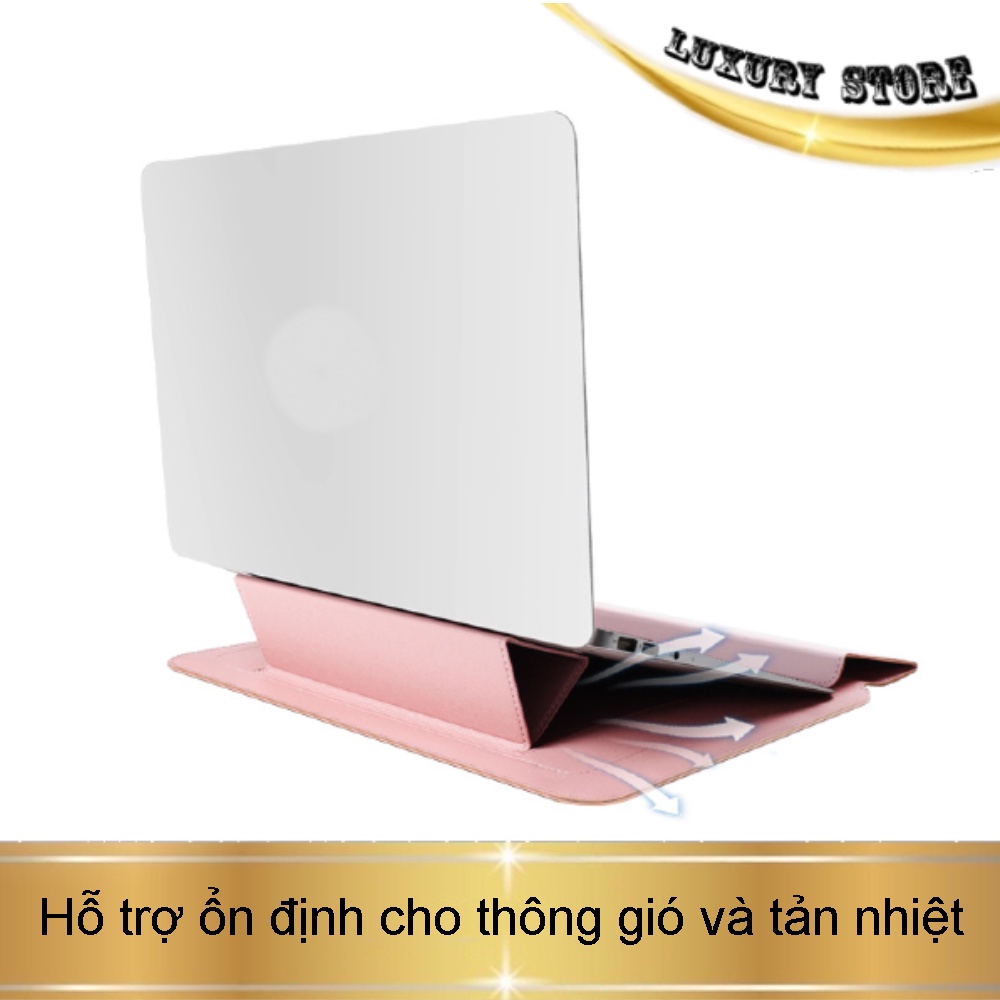⚡ Bao da Macbook Laptop Surface  đa công dụng chống va đập nâng cấp hoàn toàn mới - Da cao cấp