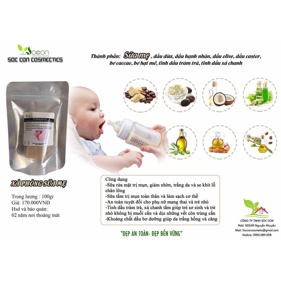 Xà phòng sữa mẹ
