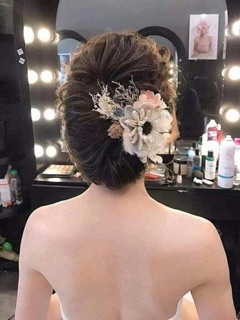 Bộ 2 hoa cúc khô cài tóc
