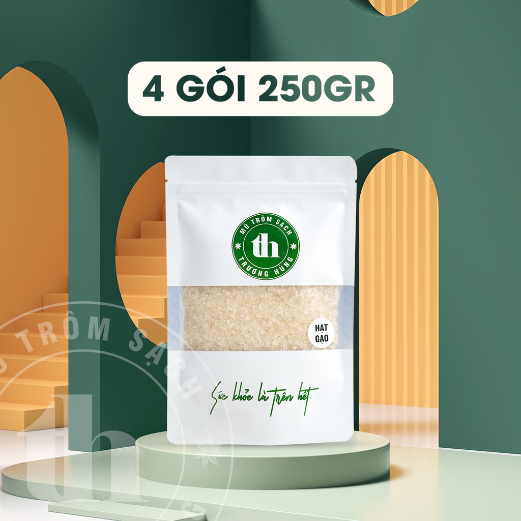 Combo 4 gói Mủ trôm sạch nguyên chất Trương Hùng loại Hạt Gạo 250gr thanh lọc, giải nhiệt cơ thể - Uy tín chất lượng