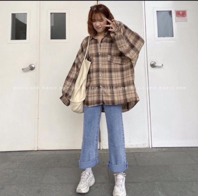 💯💯Áo Khoác Sơmi Kẻ Caro Túi Hộp Ulzzang 🔥🔥 | BigBuy360 - bigbuy360.vn