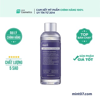 Nước hoa hồng không mùi Klairs Supple Preparation Unscented Toner