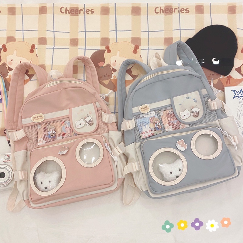 Ba Lô Đi Học/Du Lịch Phong Cách Thời Trang Nhật Hàn Dành Cho Nữ