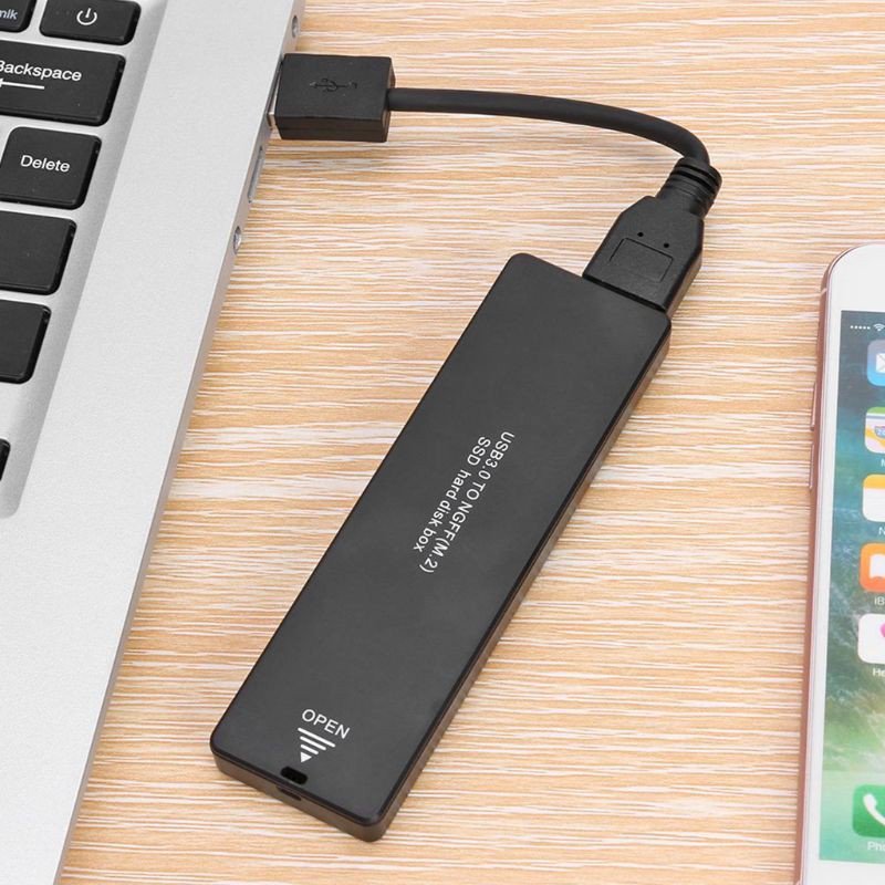 Hộp Đựng Ổ Cứng Ngoài Ngff Sata M.2 Sang Type-C Usb 3.0 Ssd Hdd Cho Sata M2 2242 2260 2280 | BigBuy360 - bigbuy360.vn