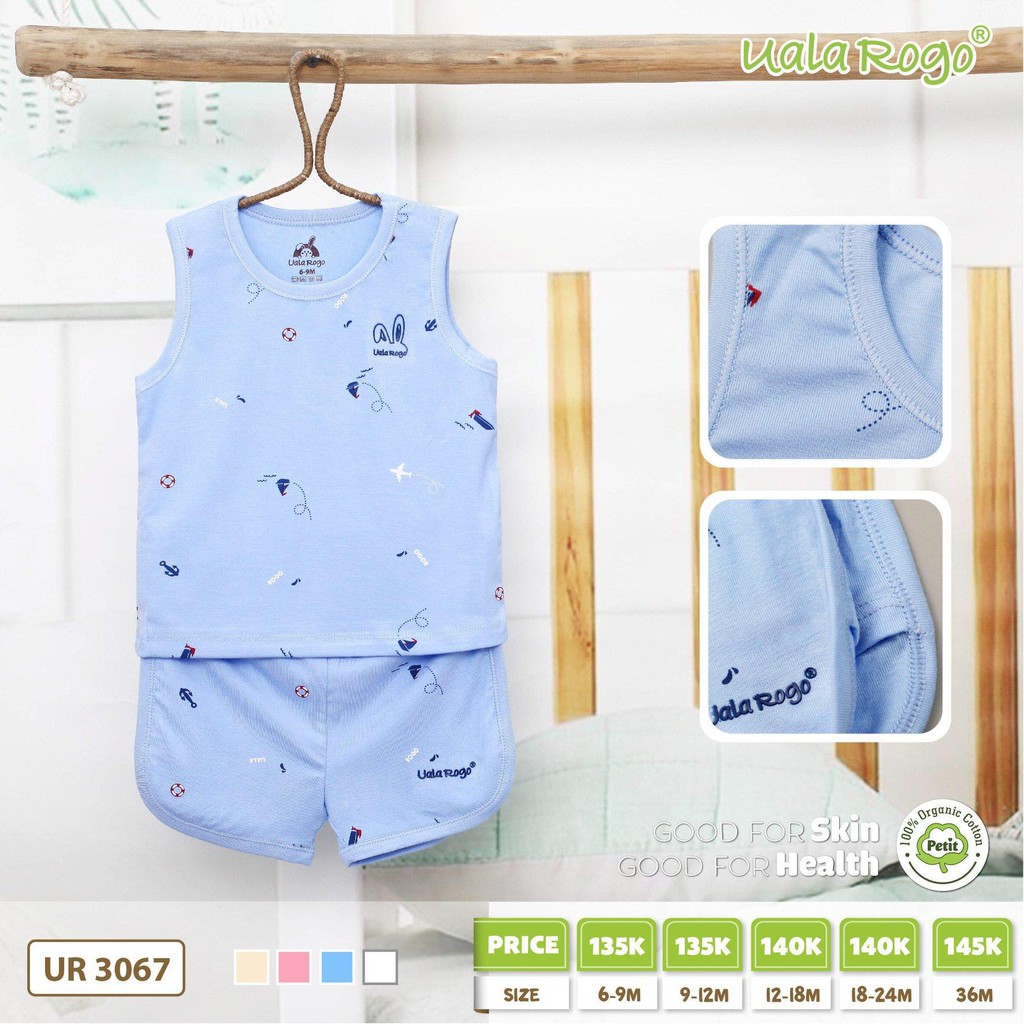 Bộ áo ba lỗ UALA 3067